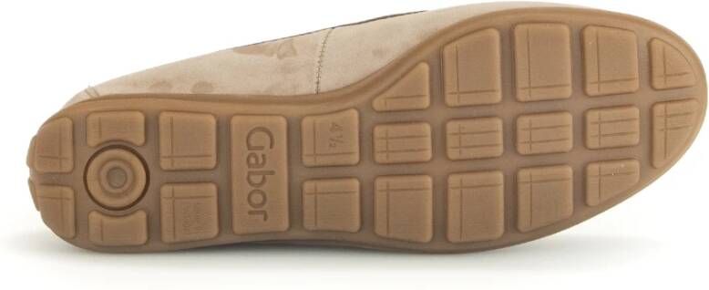 Gabor Beige Loafer voor Dames Makkelijke en Comfortabele Instappers Beige Dames