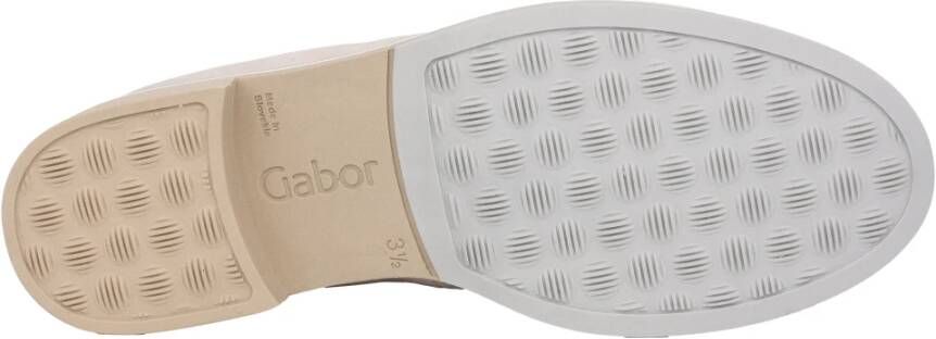 Gabor Beige Loafers Comfortabele Nubuck Stijl