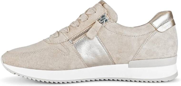 Gabor Beige metallic leren manden Beige Dames