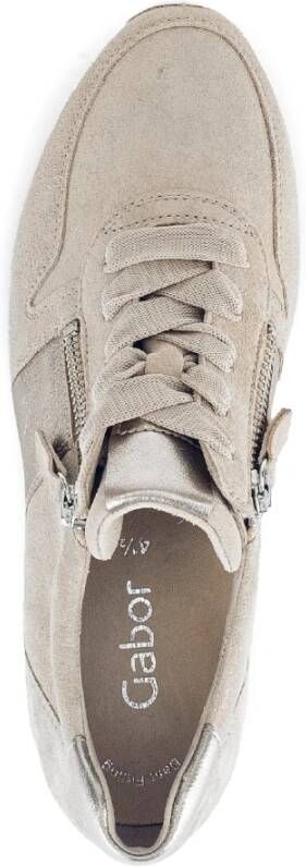 Gabor Beige metallic leren manden Beige Dames