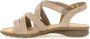 Gabor Beige nubuck leren sandalen Beige Dames - Thumbnail 3