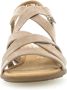 Gabor Beige nubuck leren sandalen Beige Dames - Thumbnail 6