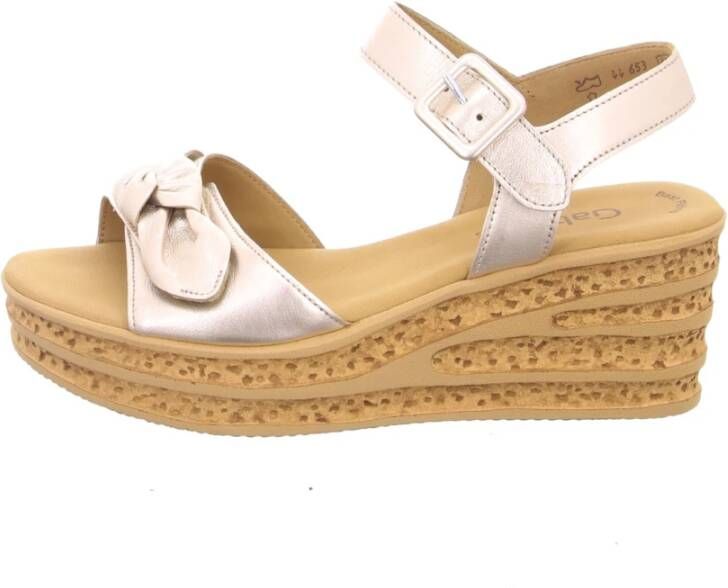 Gabor Beige sleehak sandalen voor dames