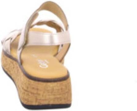 Gabor Beige Strappy Sandaal voor Dames