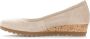Gabor Beige suède leren ballerina flats Beige Dames - Thumbnail 2