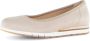 Gabor Beige suède leren ballerina flats Beige Dames - Thumbnail 6