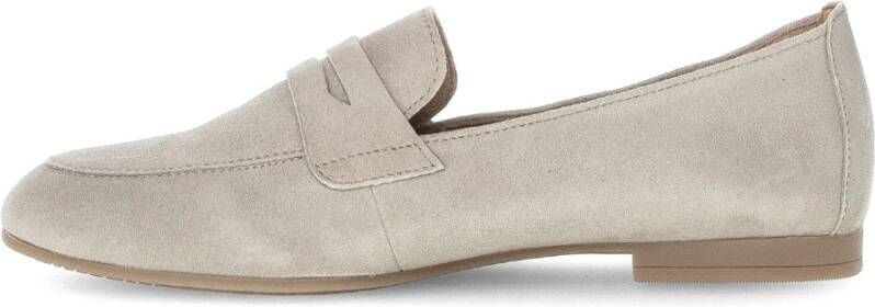 Gabor Beige suède leren loafers Beige Dames