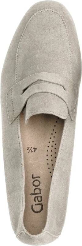 Gabor Beige suède leren loafers Beige Dames