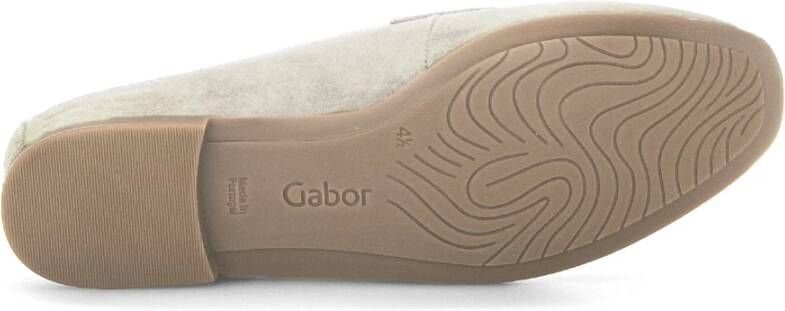Gabor Beige suède leren loafers Beige Dames