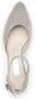 Gabor Beige Suède Pump met Enkelband Beige Dames - Thumbnail 11