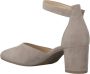 Gabor Beige Suède Pump met Enkelband Beige Dames - Thumbnail 17