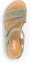 Gabor Beige Suède Sandalen met Velcro Sluiting Beige Dames - Thumbnail 14