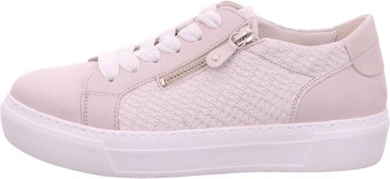 Gabor Beige Vrijetijdsveterschoenen voor dames