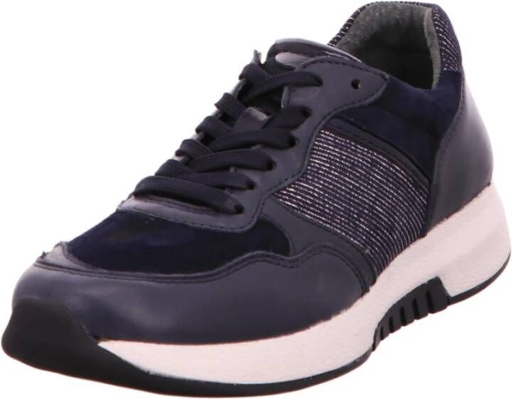Gabor Blauwe Casual Schoenen Blue Dames
