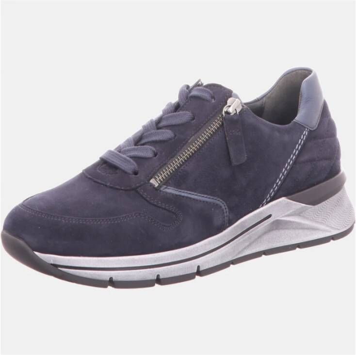 Gabor Blauwe Casual Schoenen Blue Dames