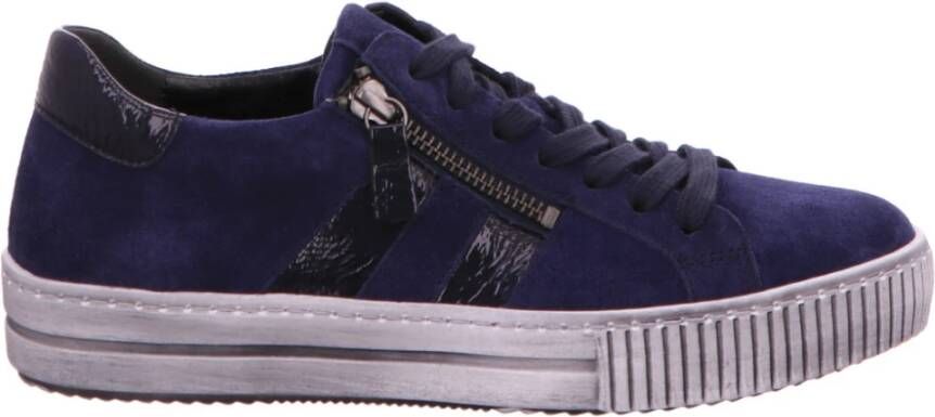 Gabor Blauwe Casual Veterschoen voor Dames