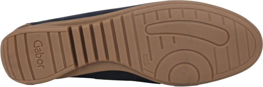 Gabor Blauwe dames loafer uitverkoop