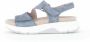 Gabor Blauwe Leren Sandalen Rollingsoft Stijl Blue Dames - Thumbnail 2