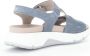 Gabor Blauwe Leren Sandalen Rollingsoft Stijl Blue Dames - Thumbnail 4