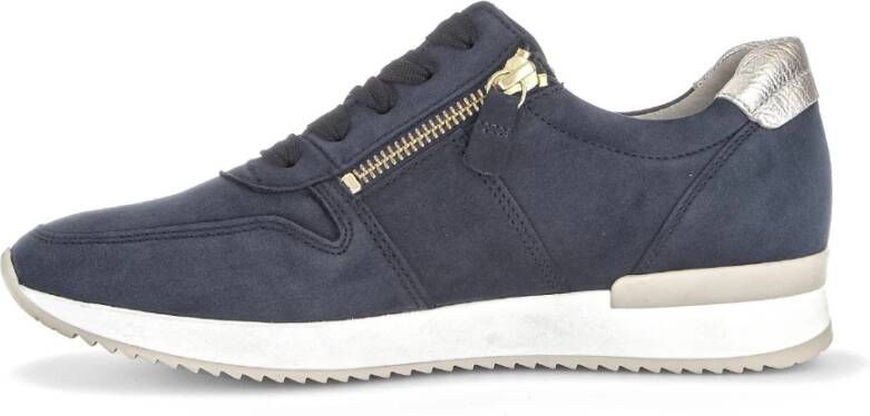 Gabor Blauwe nubuck leren manden Blue Dames