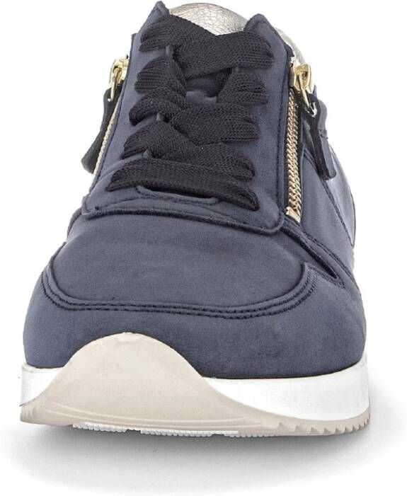 Gabor Blauwe nubuck leren manden Blue Dames