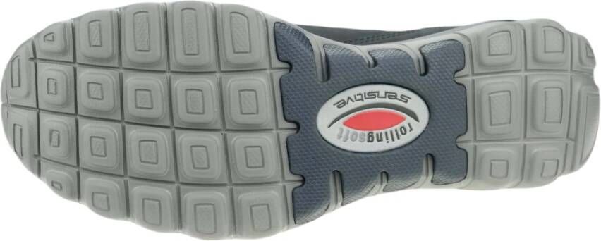 Gabor Blauwe Nubuck Rollingsoft Sensitive Schoenen