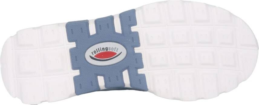 Gabor Blauwe rollende sneaker voor vrouwen