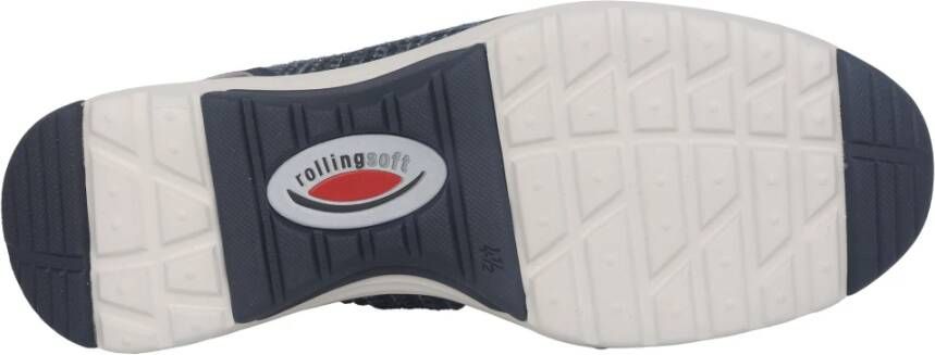 Gabor Blauwe rollende sneaker voor vrouwen