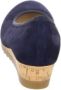 Gabor Marineblauwe Suède Sleehak Ballerina's Blue Dames - Thumbnail 8