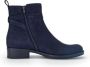Gabor Blauwe Suède Enkellaarzen Blue Dames - Thumbnail 3