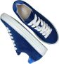 Gabor Blauwe Suède Platform Sneakers voor Dames Blue Dames - Thumbnail 3