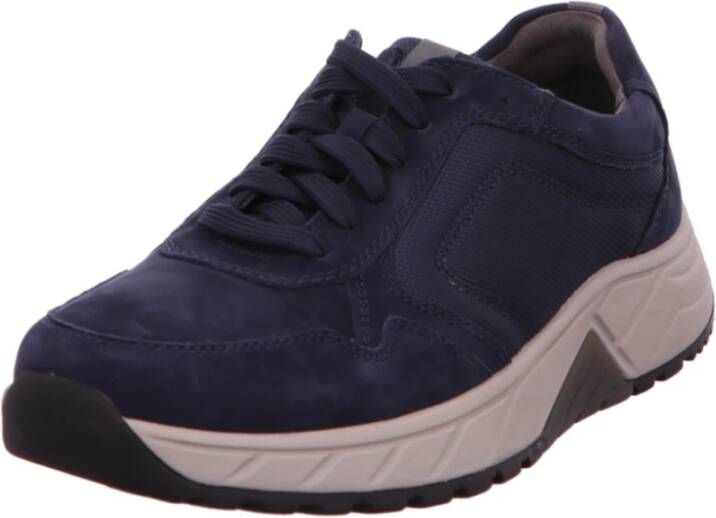 Gabor Blauwe Veterschoen Rollingsoft Blue Heren