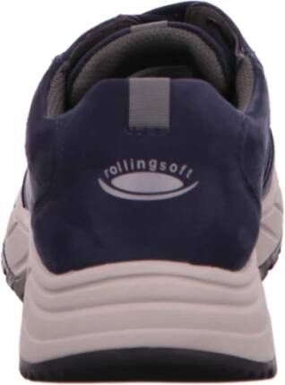 Gabor Blauwe Veterschoen Rollingsoft Blue Heren