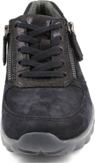 Gabor Blauwe Veterschoenen Blue Dames