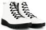 Gabor Witte leren hoge sneakers White Dames - Thumbnail 6
