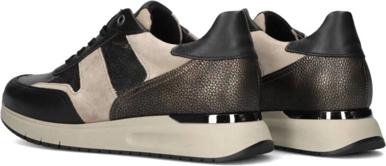 Gabor Bronzen Lage Sneakers voor Vrouwen