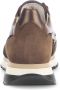 Gabor Bruin Lederen Combinatie Sportieve Casual Sneakers Brown Dames - Thumbnail 5