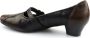 Gabor Bruin Leren Pumps Schoenen Brown Dames - Thumbnail 3