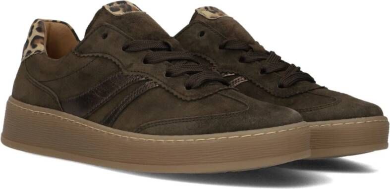 Gabor Bruin Suède Lage Sneakers