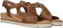 Gabor Bruine Leren Sandalen met Twist Brown Dames - Thumbnail 5
