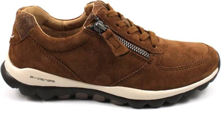 Gabor Bruine Veterschoenen Brown Dames