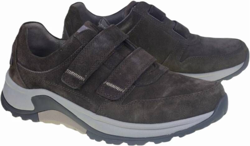 Gabor Bruine Walking Velcro Schoenen Rollingsoft Brown Heren
