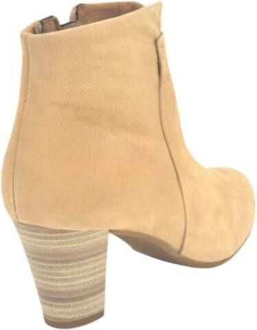 Gabor Camel daim Botje 5cm Bruin Dames