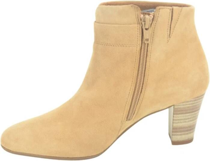 Gabor Camel daim Botje 5cm Bruin Dames