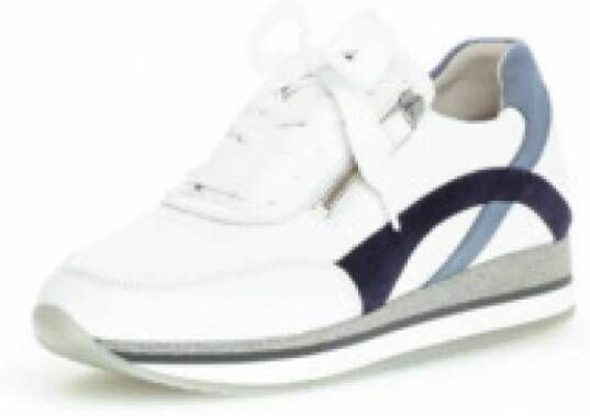 Gabor Casual Dames Veterschoenen in Nautisch Blauw