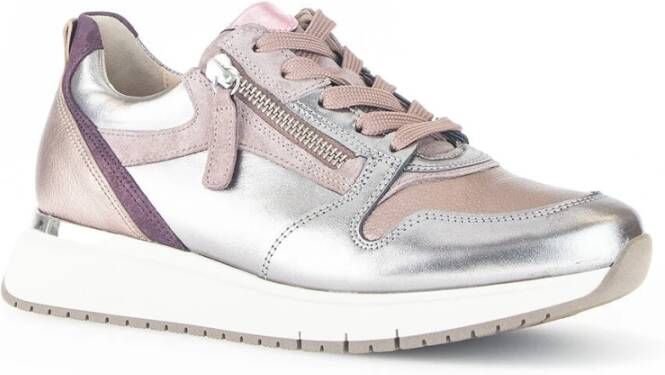 Gabor Casual Sneakers met Shine Finish Multicolor Dames