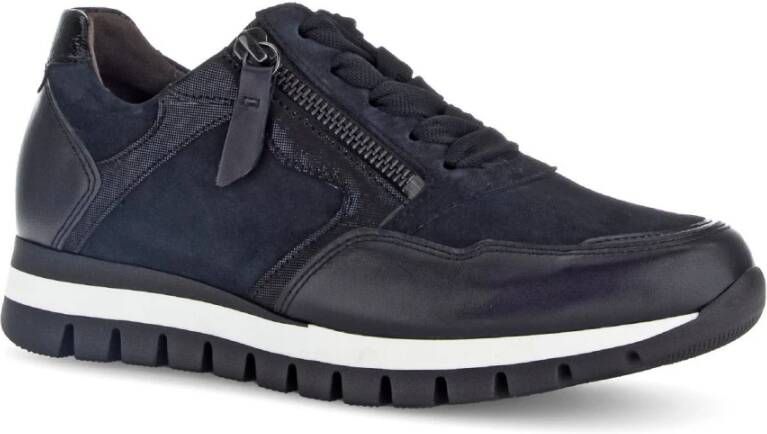 Gabor Marine manden in lederen combinatie Blue Dames