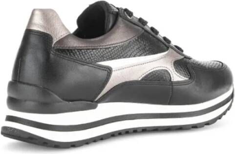 Gabor Cobra Black Snake Print Sneaker