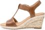 Gabor Cognac Leren Sandalen Brown Dames - Thumbnail 2
