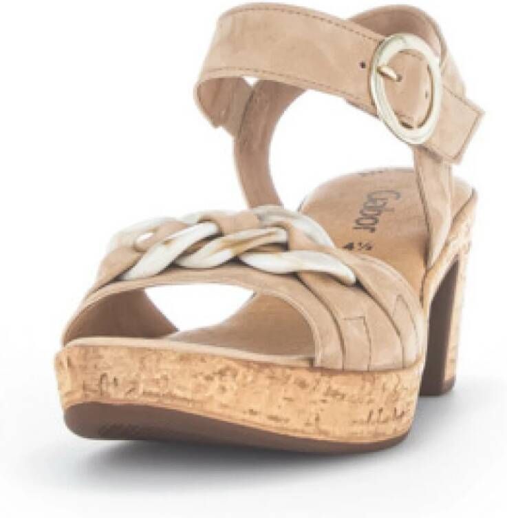 Gabor Comfortabele dames sleehak sandalen